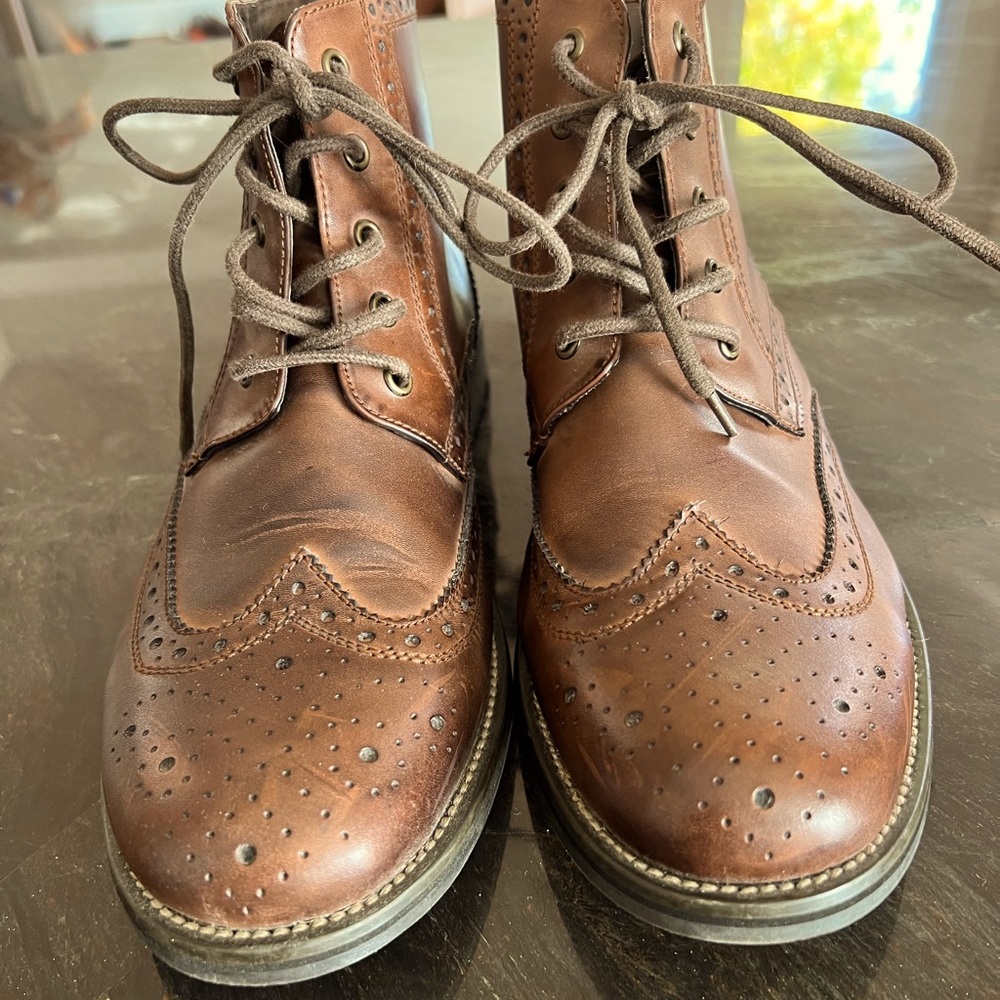 Steve Madden Evander 2 Leather Boots Size 11